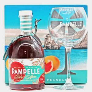 Pampelle Ruby l'apéro Geschenkset mit Glas 0,7 L 15% vol