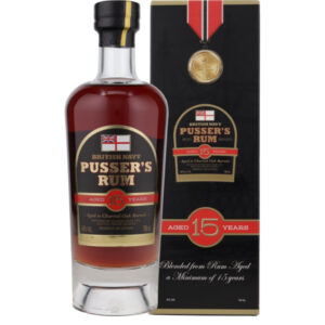 Pusser's British Navy Rum 15 Jahre (Nelson's Blood) 0,7 L 40% vol.