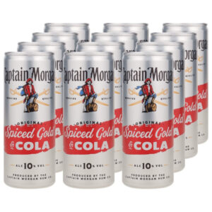 Captain Morgan Spiced & Cola Dose 12x 0,25 L 10% vol