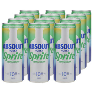 Absolut Vodka Sprite Zero Sugar Dose 12x 0,25 L 10% vol