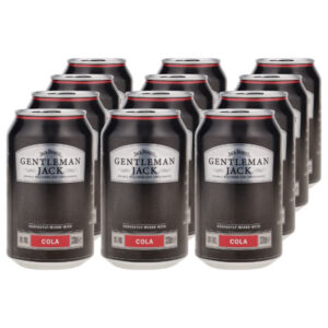 Gentleman Jack & Cola Dose 12x 0,33 L 10% vol