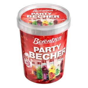Berentzen Partybecher 24 + 3 Flaschen 0,54 L 16% vol