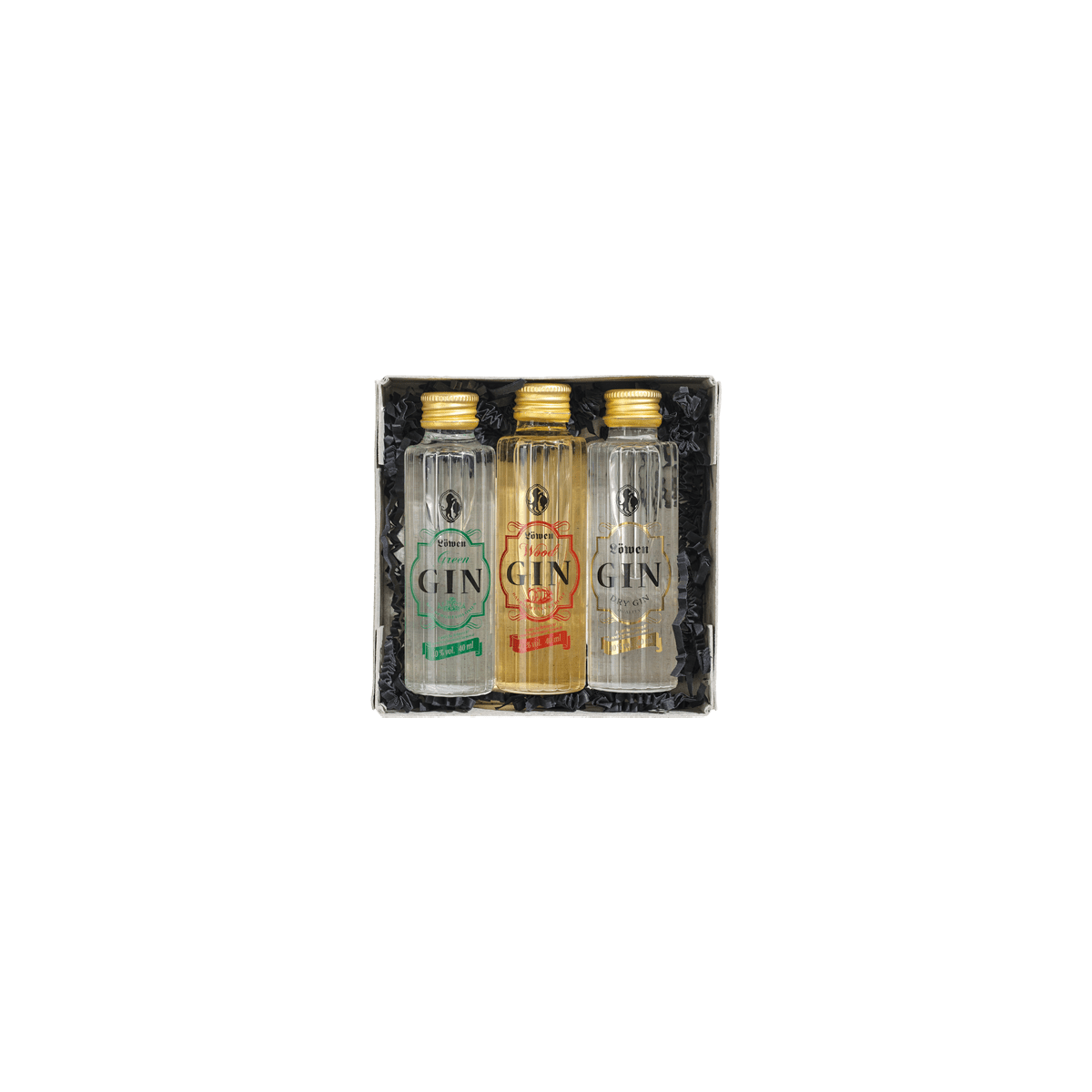Löwen Gin Sampler, 3er Gin-Set 1 Löwen Gin Sampler, 3er Gin-Set