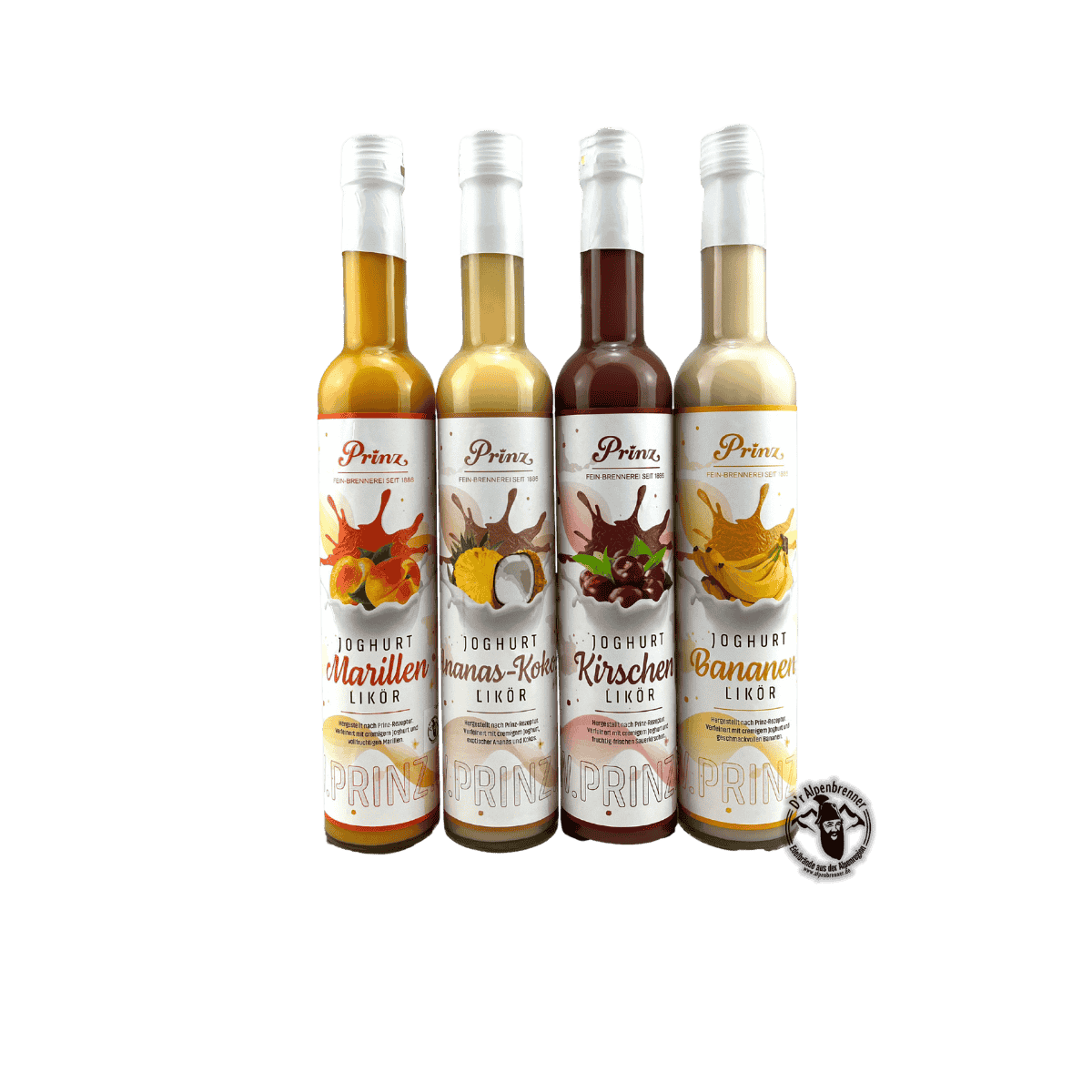 Prinz 4er Joghurt Frucht Likör Set 1 Prinz 4er Joghurt Frucht Likör Set