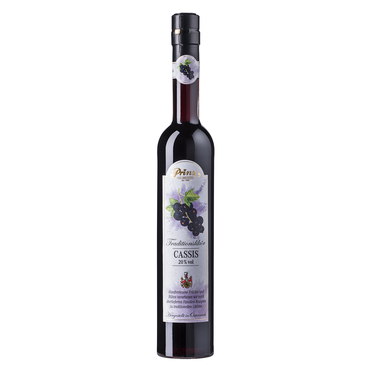 Prinz Cassis Likör 20% vol. 1 Prinz Cassis Likör 20% vol.