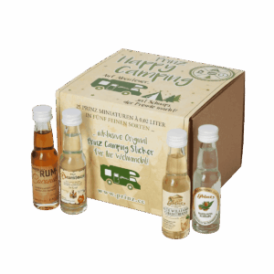 Prinz Happy Camping - 25 Schnaps Miniaturen Box