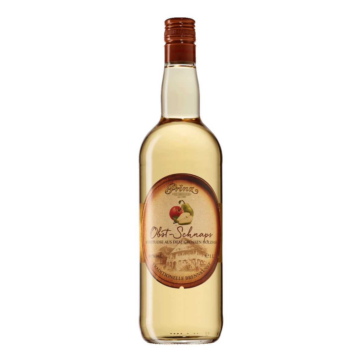 Prinz Obstler aus dem Holzfass 40% vol. 1 Prinz Obstler aus dem Holzfass 40% vol.